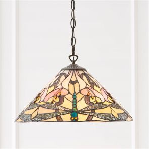 BFS Tiffany Lights Alston 1lt Pendant