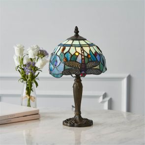 Bfs Tiffany Lights Dittisham blue 1lt Table