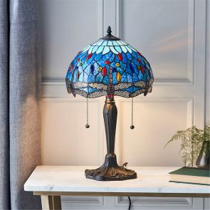 Bfs Tiffany Lights Dittisham blue 2lt Table