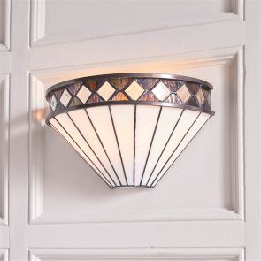 Bfs Tiffany Lights Feniton 1lt Wall