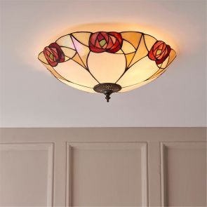 BFS Tiffany Lights Ideford 2lt Flush