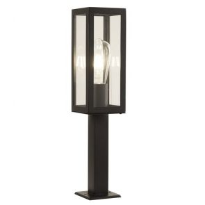  Outdoor 1lt Rectangle Head Post (45cm Height), Black BPOSL1058