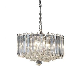  4 Light Cc Clear Acrylic Pendant 15 BPOSL1103