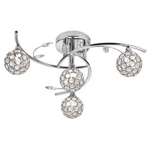 4 Light Cc S/F - Round Shades /Cc Hoops/Gls Buttons BPOSL1133