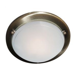  Flush Ant/Brass 30cm Flush C/Ftg BPOSL1134