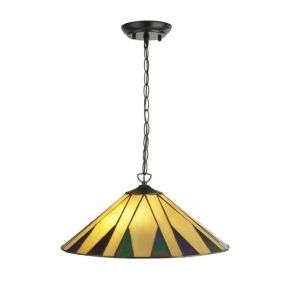  2 Light Pendant Yellow/Multi BPOSL1146