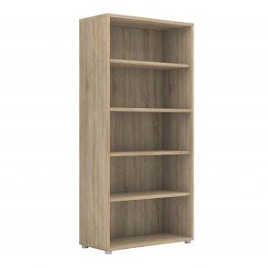 Prime Office  Bookcase 4 Shelves in Oak