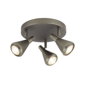  3 Light Spotlight, Gu10, Antique Silver BPOSL1179