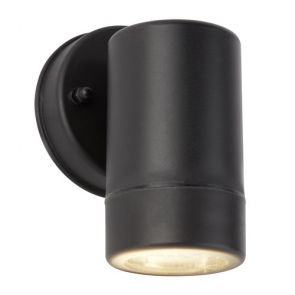  Led Outdoor 1lt Cylinder Pp Wall Bracket, Black BPOSL1216
