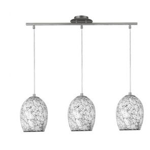  3lt White Glass Pendant BPOSL1271