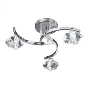  3lt Cc Curve Semi Flush-Cl Glass BPOSL1283