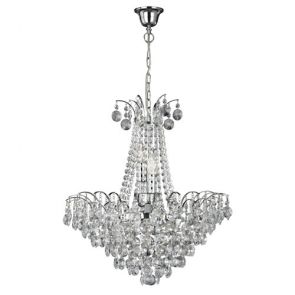  6lt Cc Chandelier-Sunflower Xtal BPOSL1453