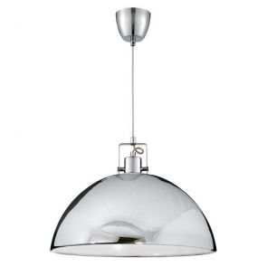  Industrial Pendant 1lt Chrome Dome BPOSL1470