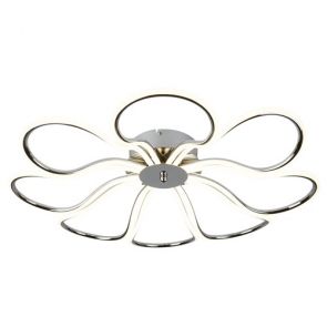  Foliage 8lt Led Ceiling Flush, Chrome BPOSL1483