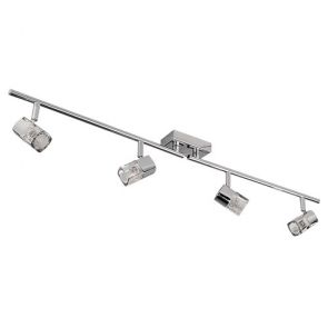  4lt Spotlight Split-Bar, Chrome, Clear Glass (Ice Cube) BPOSL1533