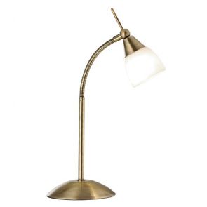  Touch Table Lamp Ab - White Glass BPOSL1547