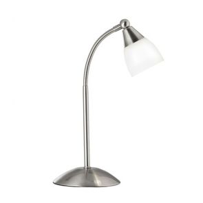  Touch Table Lamp Ss - White Glass BPOSL1548