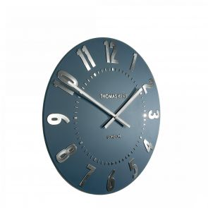 Bfs Clocks 12" Mulberry Wall Clock Midnight Blue