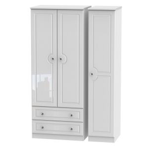 Chantilly Triple 2 Drawer Robe