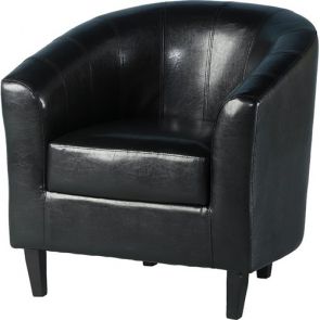Taylor Tubs Tub Chair - Black PU