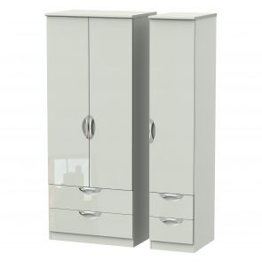 Modena Triple 2 Drawer + Drawer Robe