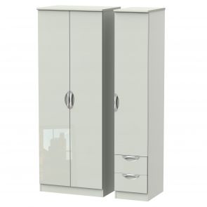 Modena Tall Triple Plain + Drawer Robe