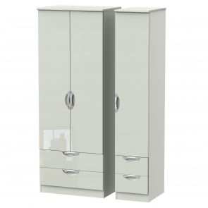 Modena Tall Triple 2 Drawer + Drawer Robe