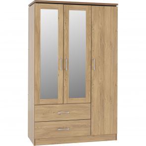 Bridford 3 Door Gents Wardrobe