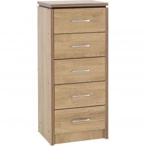 Bridford 5 Drawer Narrow Chest