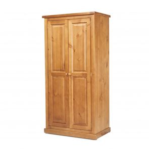 Dartmoor Pine 2 Door Full Hanging Wardrobe