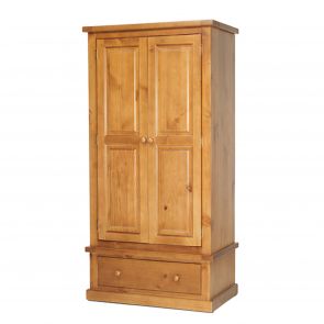 Dartmoor Pine 2 Door Wardrobe 1 Drawer