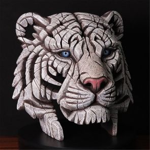 Edge Sculpture White Tiger Bust