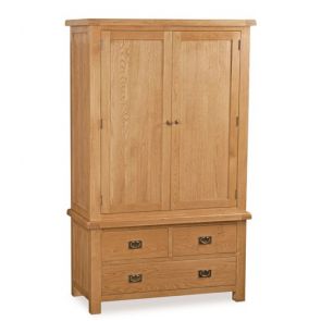 Oakhampton Bedroom Gents 3 Drawer Wardrobe