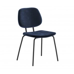 Shoreditch Lily Chair - Navy Velvet -  70185-T2