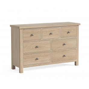 Mansion House Oak White Wash Chest 3 Over 4