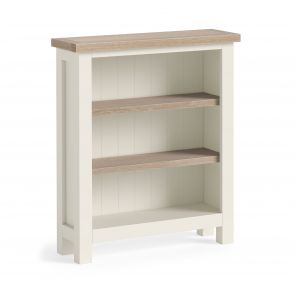 Mansion House White Low Bookcase_Kd