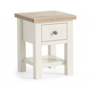 Mansion House White Lamp Table With Shelf