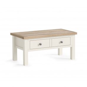 Mansion House White Coffee Table With Drawer Only