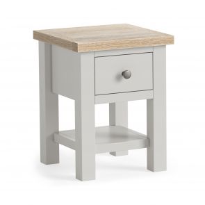 Mansion House Grey Lamp Table With Shelf