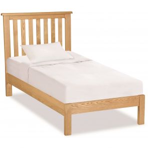 Oakhampton Petite Bedroom 3'0" Double Slatted Low End Bed