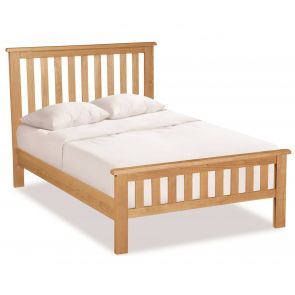 Oakhampton Petite Bedroom 4'6" Double Slatted Low End Bed