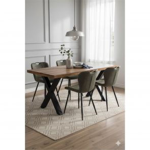 Chapra Mango 180cm Dining Table - Cross Leg