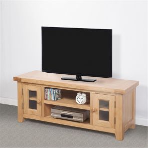 Chalkwell Oak Dining 1.2m Widescreen Oak TV Unit