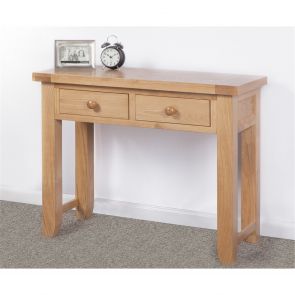 Chalkwell Oak Dining Console Table with 2 Drawers