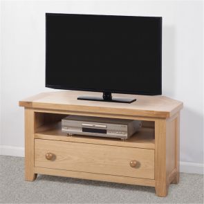 Chalkwell Oak Dining Corner TV Unit