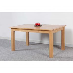Chunky Oak Dining Fixed Top Dining Table