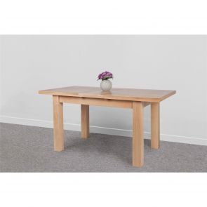 Chalkwell Oak Dining Butterfly Leaf  Extending Oak Table 1.4m - 2.0m