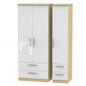 Chelsea Triple 2 Drawer + Drawer Robe