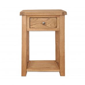 Melksham Oak 1 Drawer Console Table