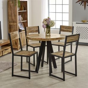 Bombay Dining Round Dining Table 4 Seater